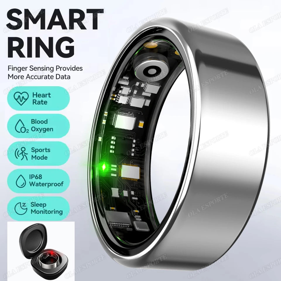 R09 Smart Ring – Health & Fitness Tracker, 24/7 Heart Rate & Sleep Monitor