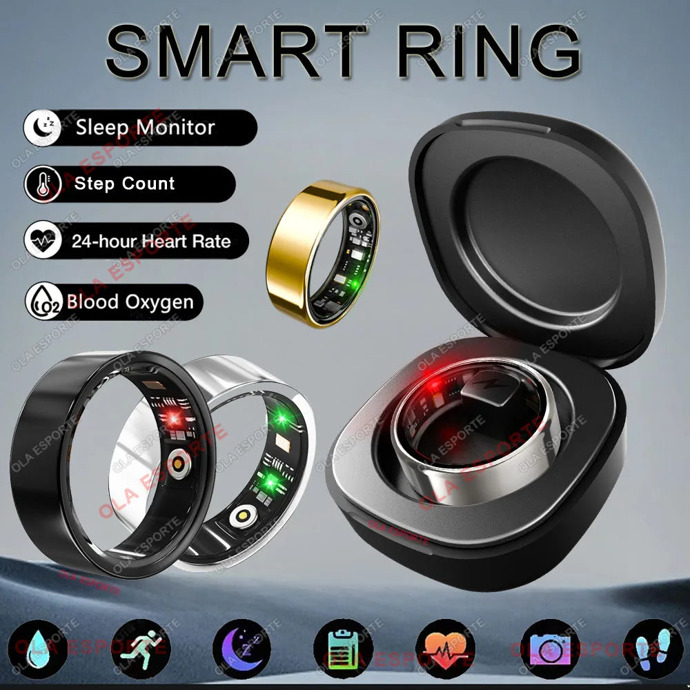 R09 Smart Ring – Health & Fitness Tracker, 24/7 Heart Rate & Sleep Monitor